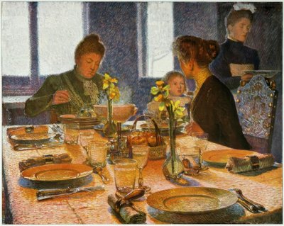 At Breakfast by Carl Moll